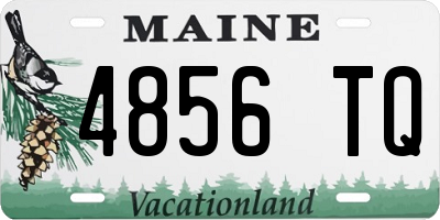 ME license plate 4856TQ