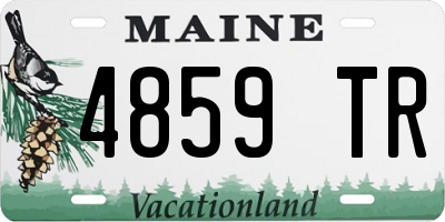 ME license plate 4859TR