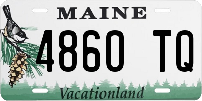 ME license plate 4860TQ