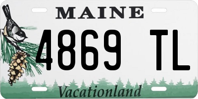 ME license plate 4869TL