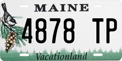 ME license plate 4878TP