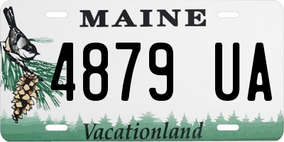 ME license plate 4879UA