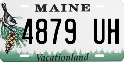 ME license plate 4879UH
