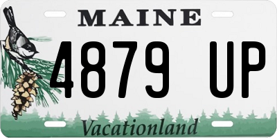 ME license plate 4879UP