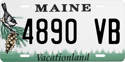 ME license plate 4890VB