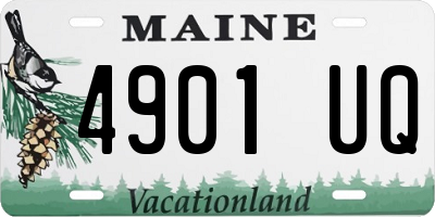 ME license plate 4901UQ