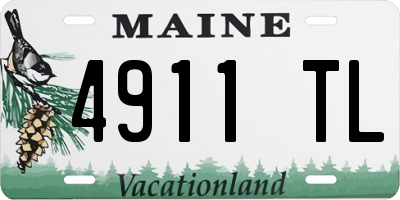 ME license plate 4911TL