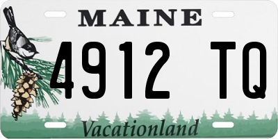 ME license plate 4912TQ