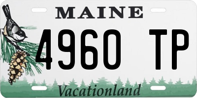 ME license plate 4960TP