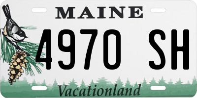 ME license plate 4970SH