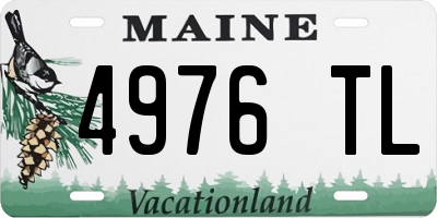 ME license plate 4976TL