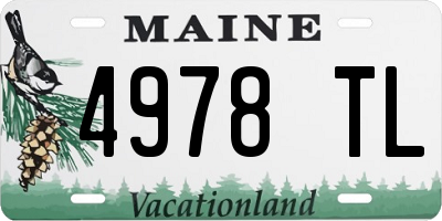 ME license plate 4978TL
