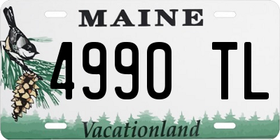 ME license plate 4990TL