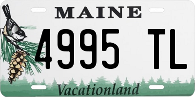 ME license plate 4995TL
