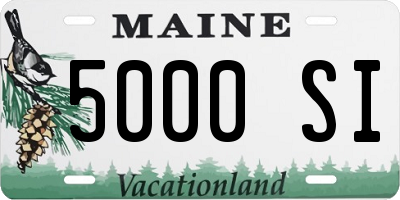 ME license plate 5000SI