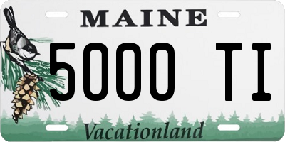 ME license plate 5000TI