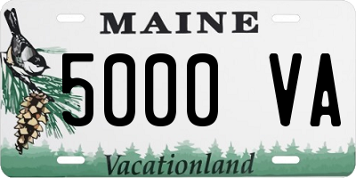 ME license plate 5000VA