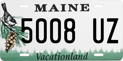 ME license plate 5008UZ