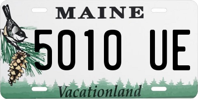 ME license plate 5010UE