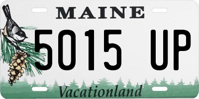 ME license plate 5015UP
