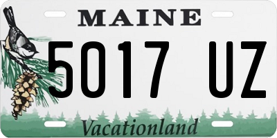 ME license plate 5017UZ