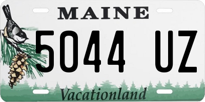 ME license plate 5044UZ