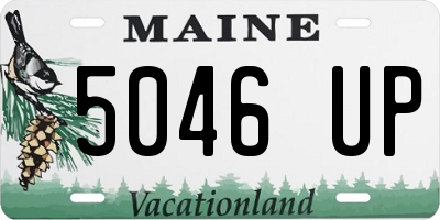 ME license plate 5046UP