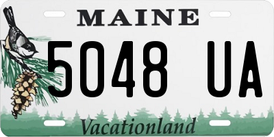 ME license plate 5048UA