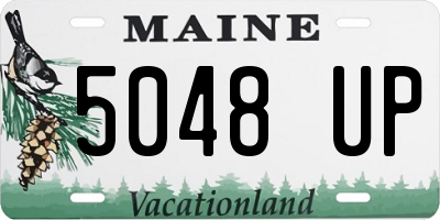 ME license plate 5048UP