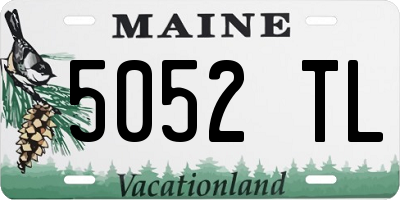 ME license plate 5052TL