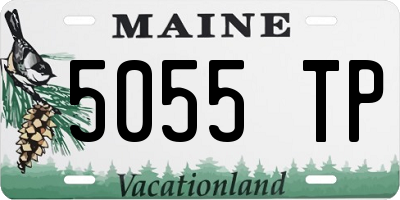 ME license plate 5055TP