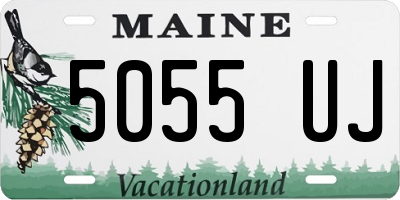 ME license plate 5055UJ