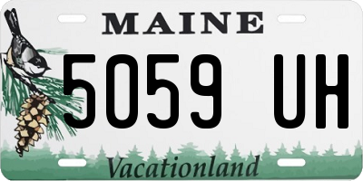 ME license plate 5059UH