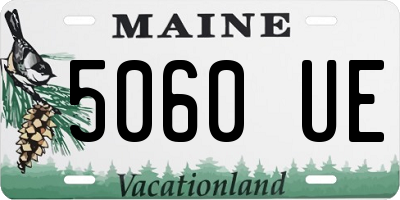 ME license plate 5060UE