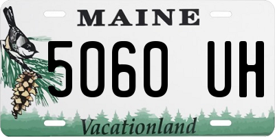 ME license plate 5060UH