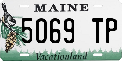 ME license plate 5069TP