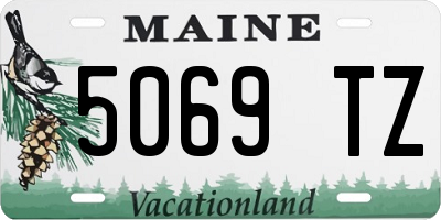ME license plate 5069TZ