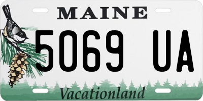 ME license plate 5069UA