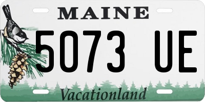 ME license plate 5073UE