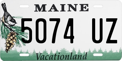 ME license plate 5074UZ