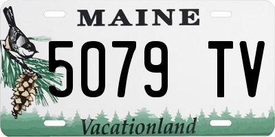 ME license plate 5079TV