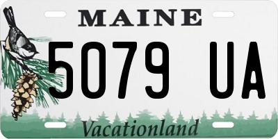 ME license plate 5079UA