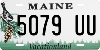 ME license plate 5079UU