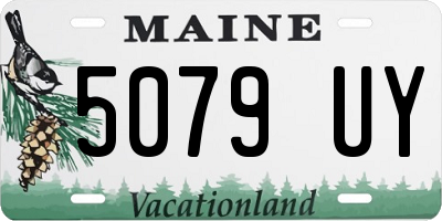 ME license plate 5079UY