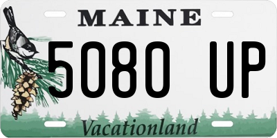 ME license plate 5080UP