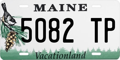 ME license plate 5082TP