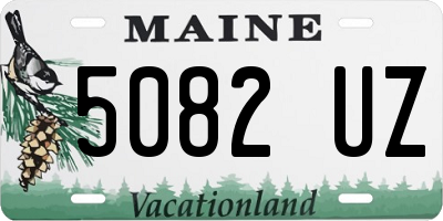 ME license plate 5082UZ