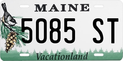ME license plate 5085ST