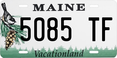 ME license plate 5085TF