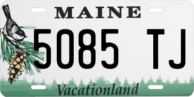 ME license plate 5085TJ